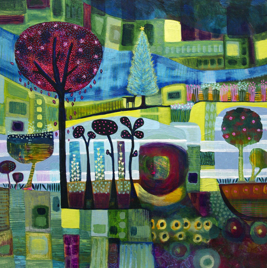 Barking up the Right Tree 40x40 sold
