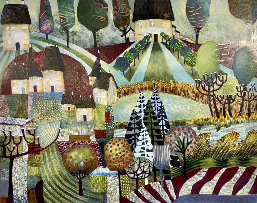 Gold in the Water 50x40