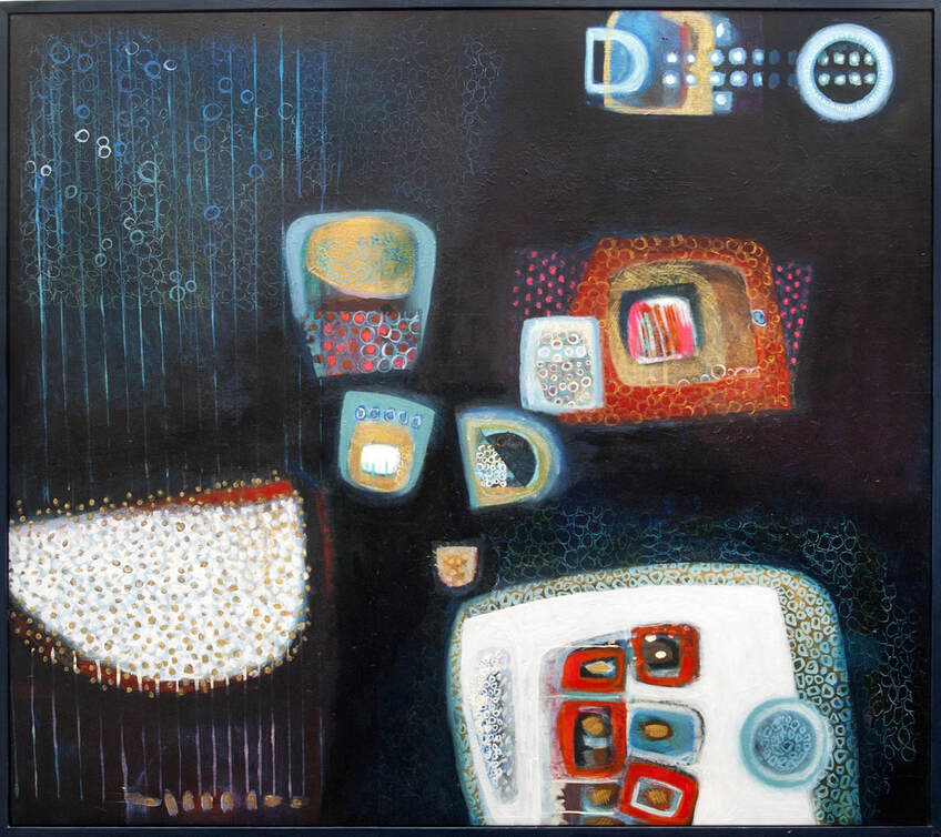 The Meeting 106x95cm - £850 - bettened edge
